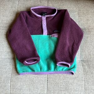 Patagonia girls size 4t synchilla pullover